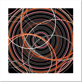 Abstract circle patterns Posters and Art